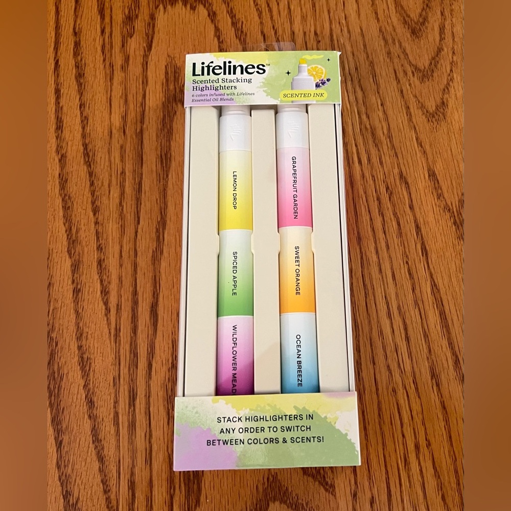 Lifelines Scented Stacking Highlighters - Pastel Multi
